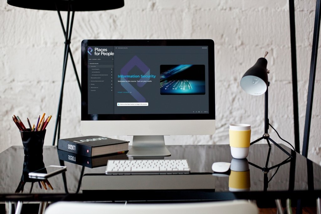 Information Security Desktop Mockup